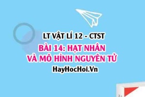 Cấu tạo hạt nhât nguyên tử? Thí nghiện tán xạ hạt alpha, mô hình đơn giản nguyên tử? Vật lí 12 bài 14 CTST